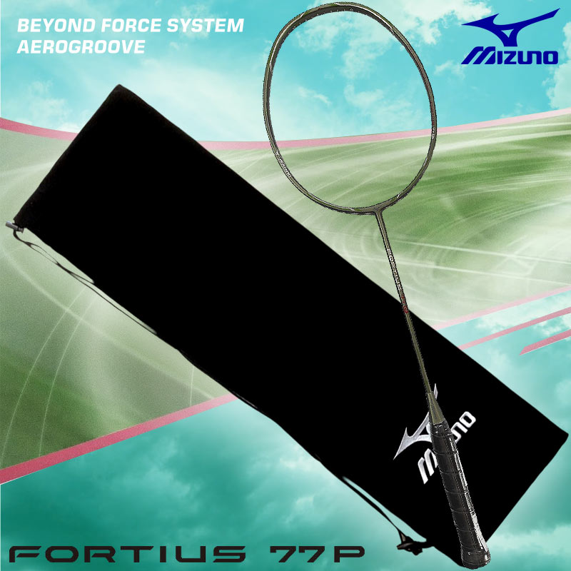 MIZUNO Badminton Recket FORTIUS 77P Green/Gold (73