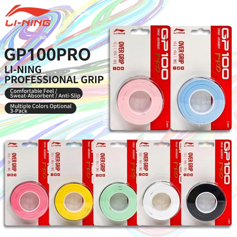 Li-Ning GP100 PRO Sweat-Absorbebt Over Grip 3 in 1