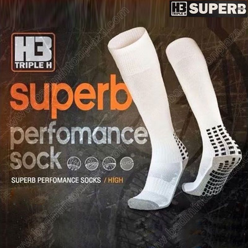 H3 SuperB Anti Slip Long Sport Socks (H3-SUPERB-LW