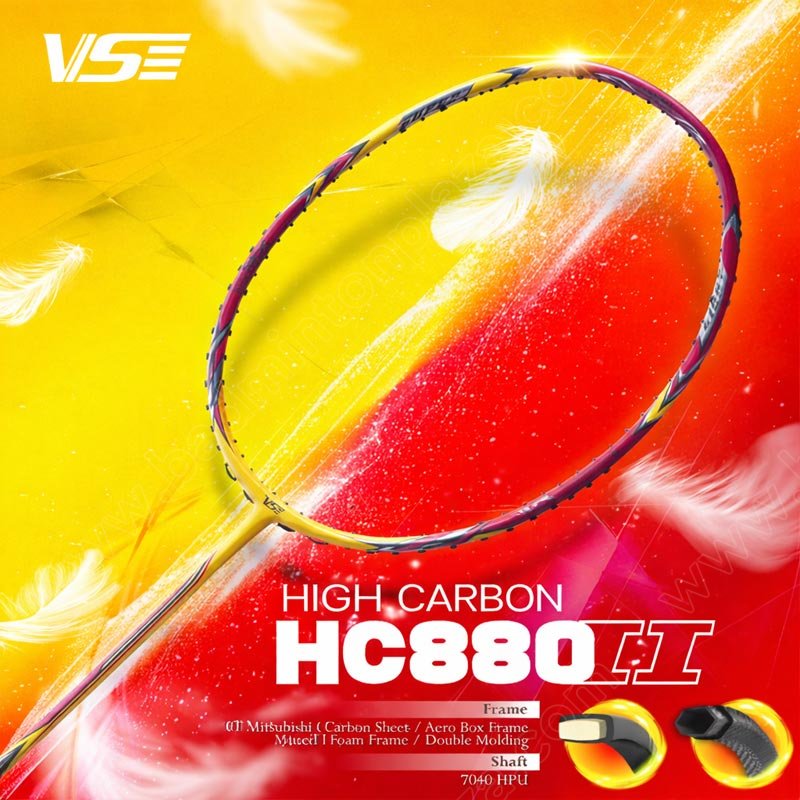 VS HIGH CARBON HC880 II Super Light 5U Free! String+Grip+Cover (HC880-II)