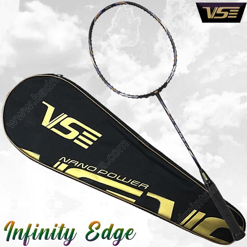 ไม้แบดมินตัน VS Infinity Edge 001 สีดำ แถม! เอ็น+ก