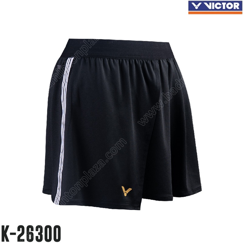 Victor K-26300 Tournament Sports Skirt Black (K-26300C)