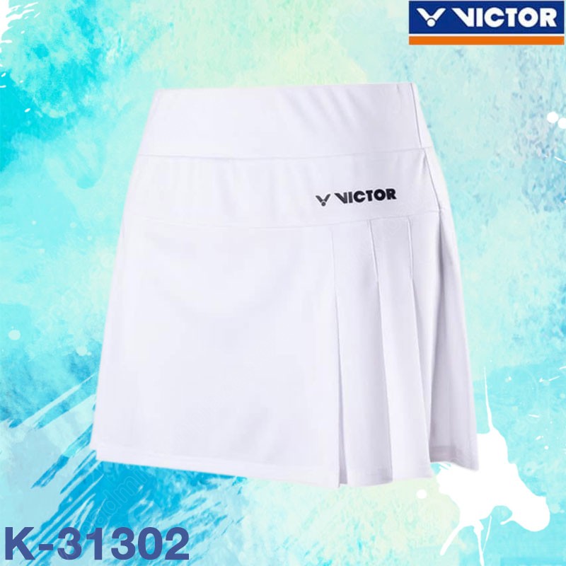 Victor K-31302 Sports Skirt White (K-31302A)