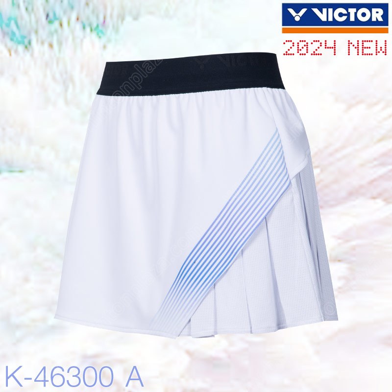 Victor K-46300 Tournament Series Skirt White (K-46