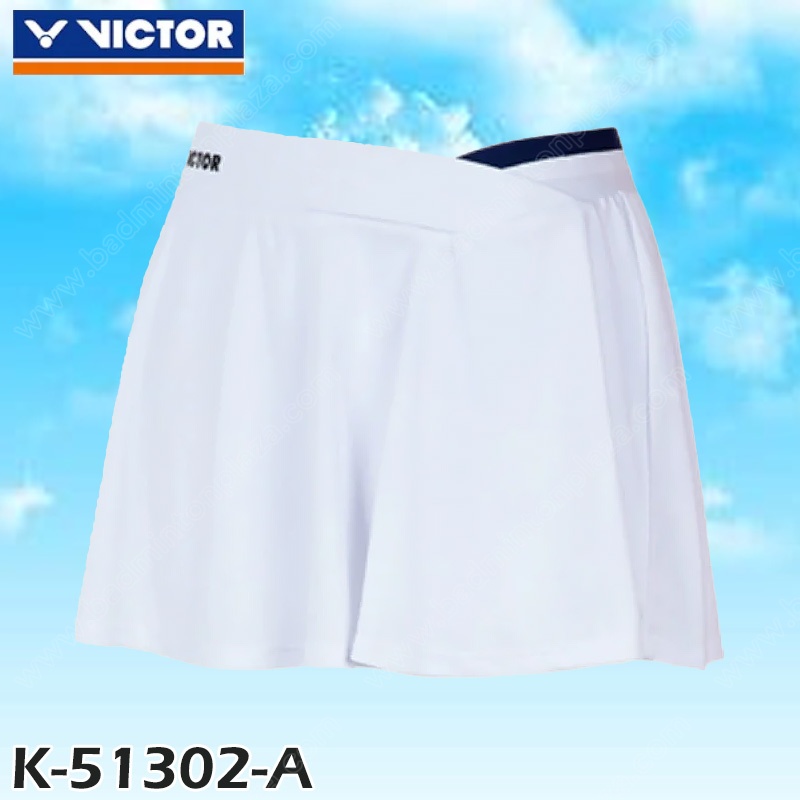 Victor K-51302 Tournament Series Skirt White (K-51302A)