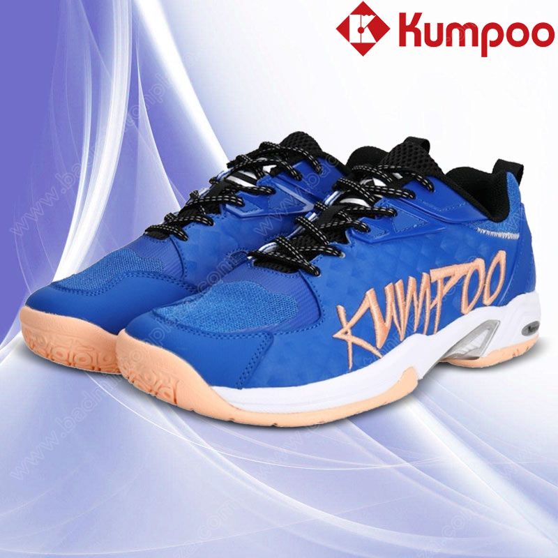 KUMPOO KH-E75 Professional Badminton Shoes Blue (KH-E75-B)