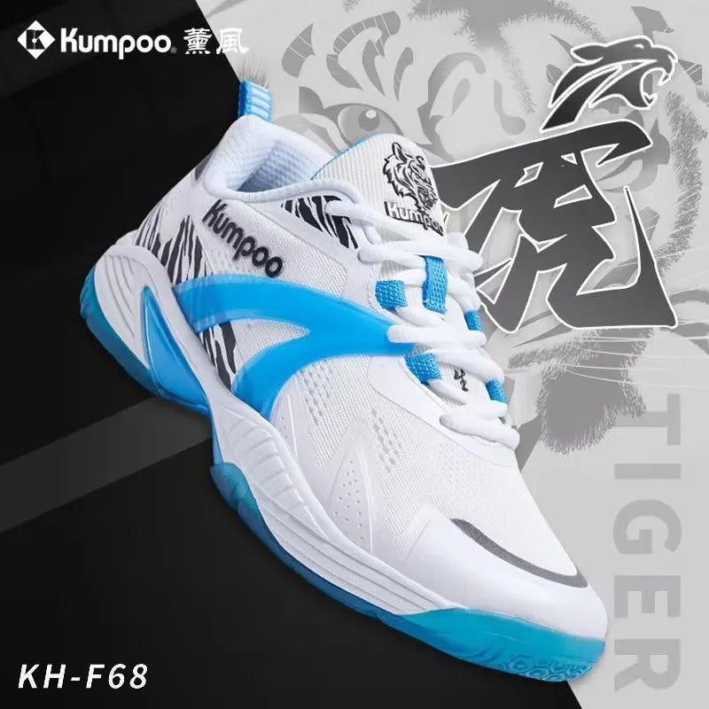 KUMPOO KH-F68 Professional Badminton Shoes White (