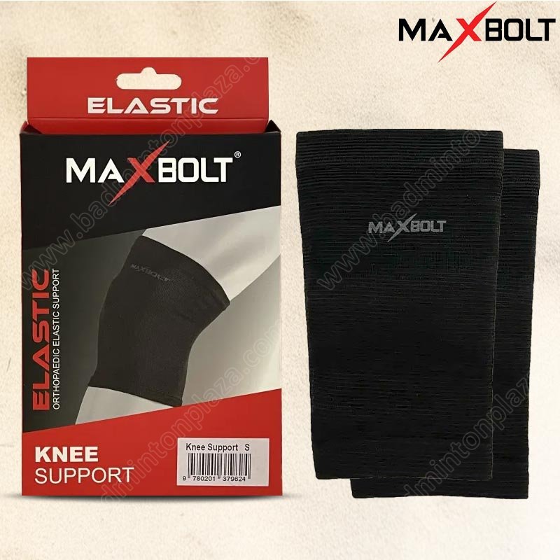 ผ้ายืดรัดป้องกันหัวเข่า MAXBOLT สีดำ 1 คู่ (KNS-10