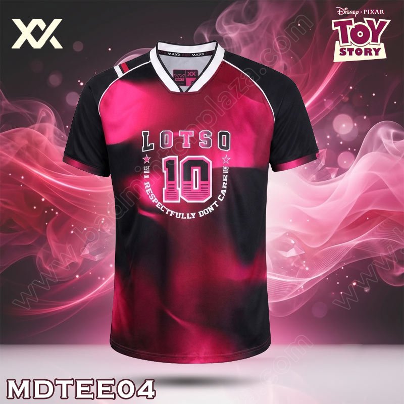 MAXX x Toy Story LOTSO STRAWBERRY BEAR Sports T-Shirt Black/Pink (MDTEE04-BP)