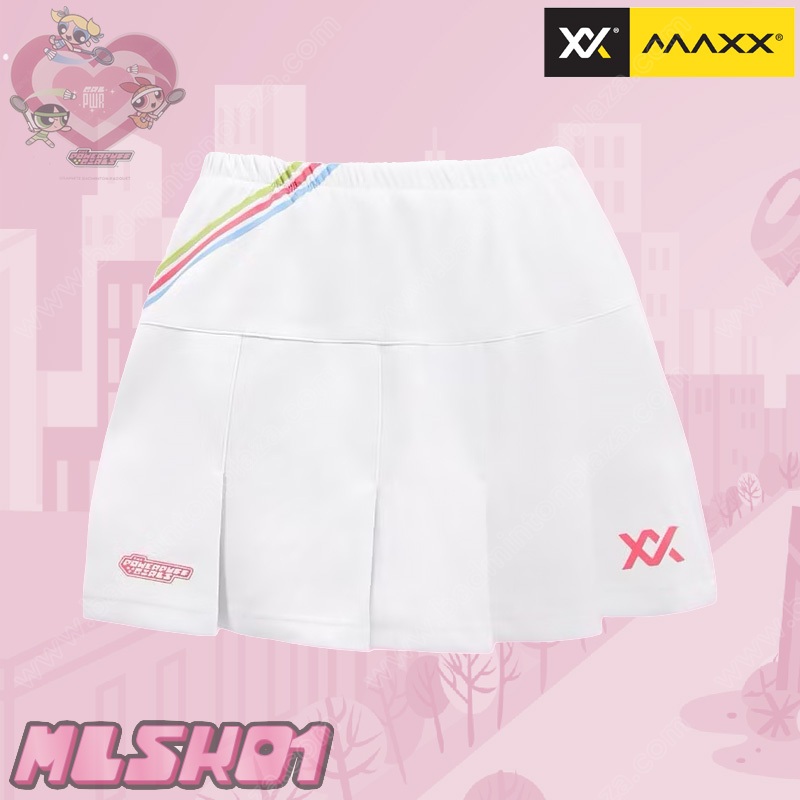 MAXX x POWERPUFF Girls Skirt White (MLSK01-W)