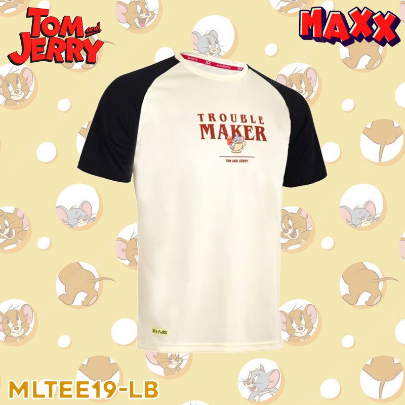 MAXX x TOM and JERRY Collection FASHION TEE Light Beige (MLTEE19-LB)