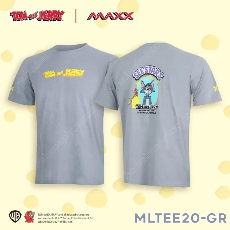 MAXX x TOM and JERRY Collection FASHION TEE20 Gray (MLTEE20-GR)