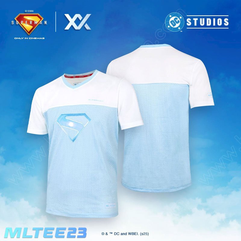 MAXX x SUPERMAN Collection TEE23 White/Blue (MLTEE23-LB)