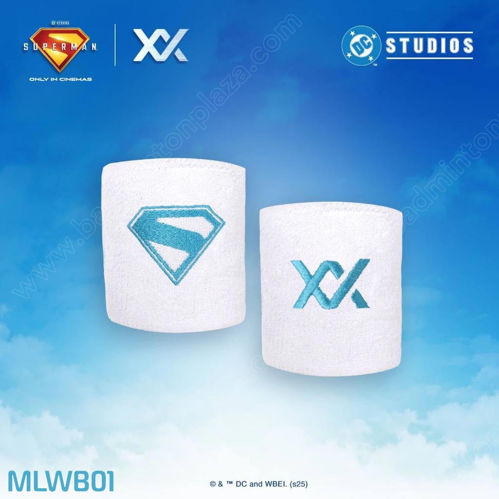 MAXX X SUPERMAN Collection Wristband White (MLWB01)