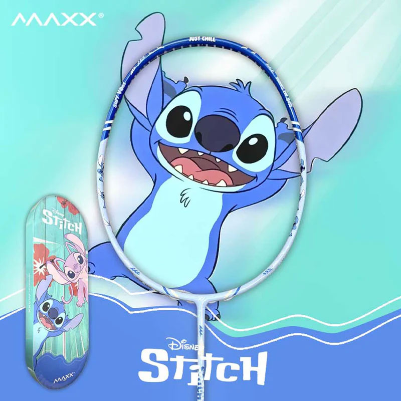 MAXX x Stitch Limited Edition Badminton Racket Gift Set Blue  (MSRK01-B)