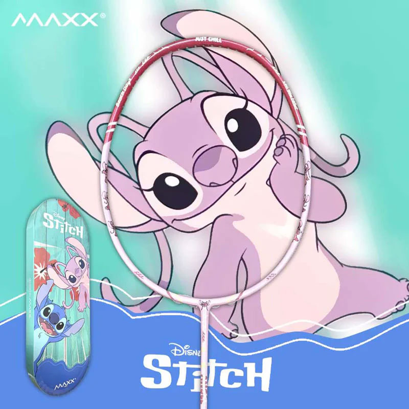 MAXX x Stitch Limited Edition Badminton Racket Gift Set Pink (MSRK01-P)