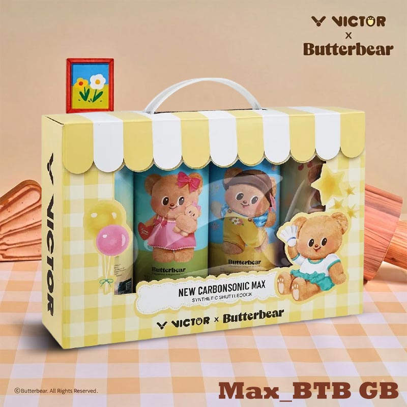 VICTOR x Butterbear Synthetic Shuttlecock Gift Set