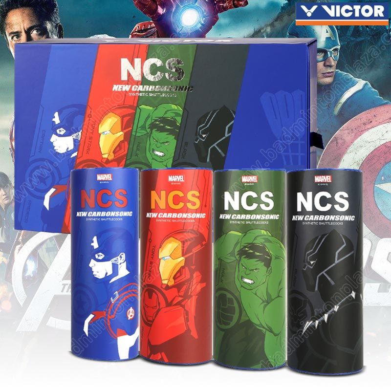 VICTOR Avengers Limited Synthetic Shuttlecock Box Set (NCS_AVENGERS)