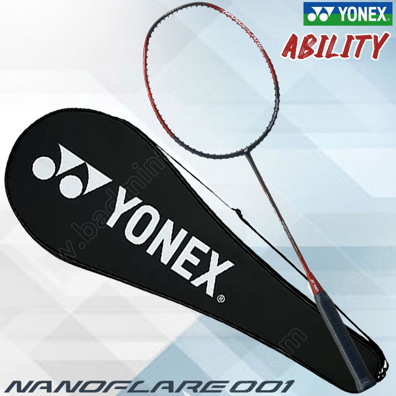 YONEX NANOFLARE 001 ABILITY 5U Black/Red (NF-001C-BKR)