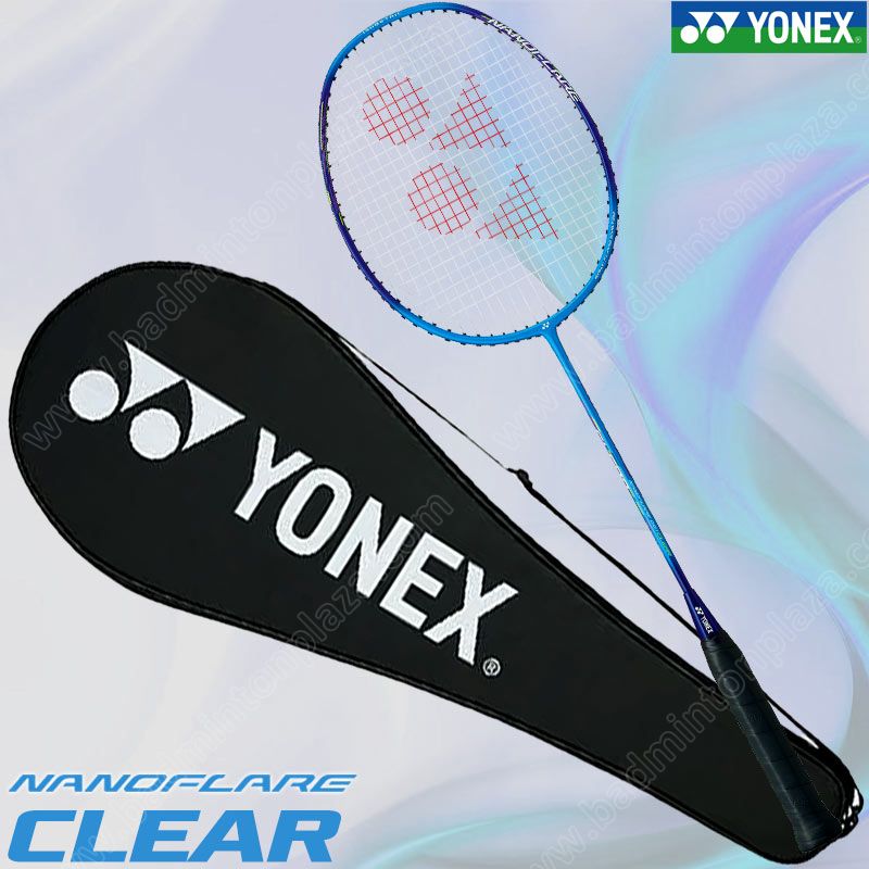 YONEX NANOFLARE 001 CLEAR Cyan Free! String BG65 (