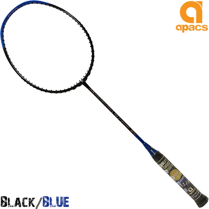 Apacs Nano Fusion Speed 722 6U Black/Blue  Free! String+Grip+Cover (NFS722-BK) (NFS722-BKBL)