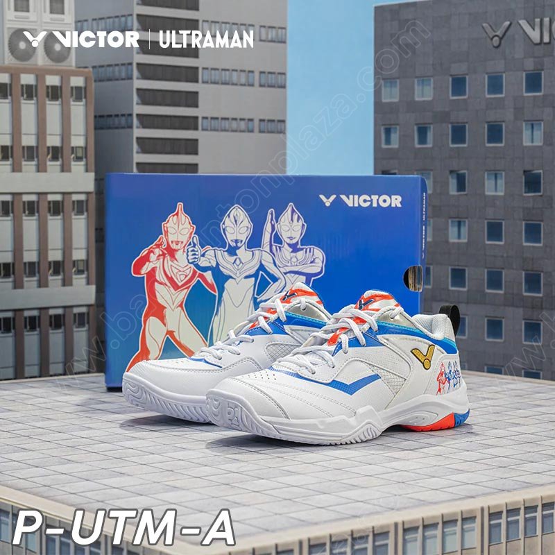 VICTOR x ULTRAMAN P-UTM Badminton Shoes White (P-U