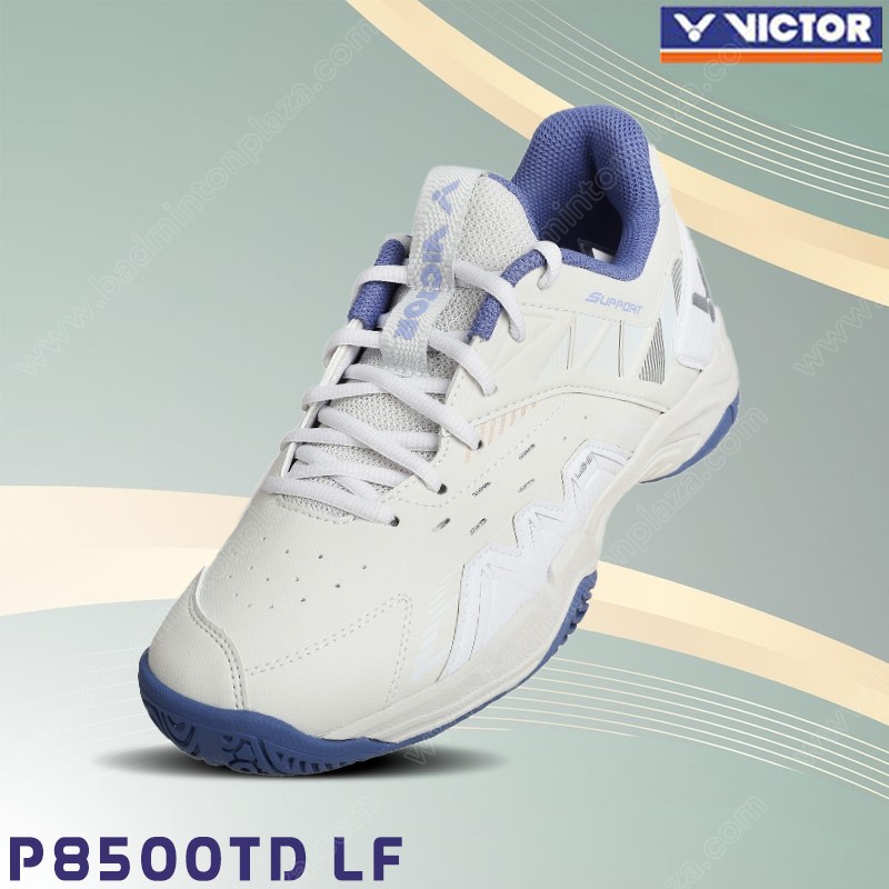 Victor P8500CLS Badminton Shoes WIDE Star White/Ash Blue (P8500CLS-LF)