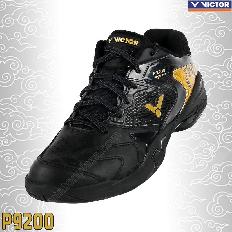 Victor P9200 Professional Badminton Shoes Black/Go