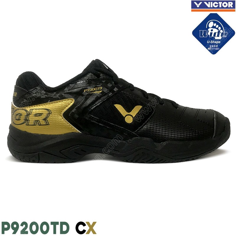 victor badminton shoes black