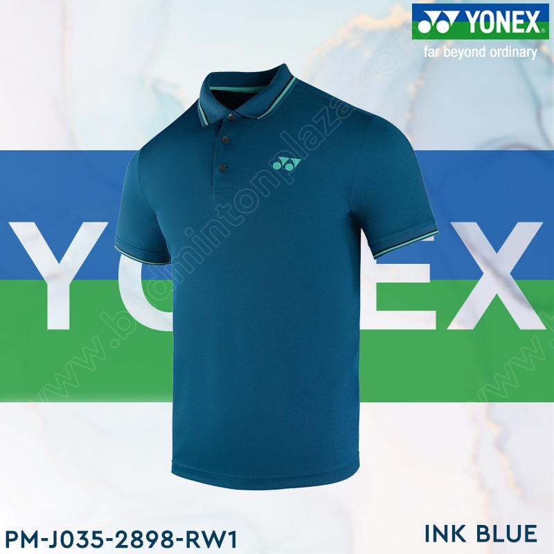 Yonex Polo PM-J035-2898-RW1 INK BLUE (PM-2898-IB)