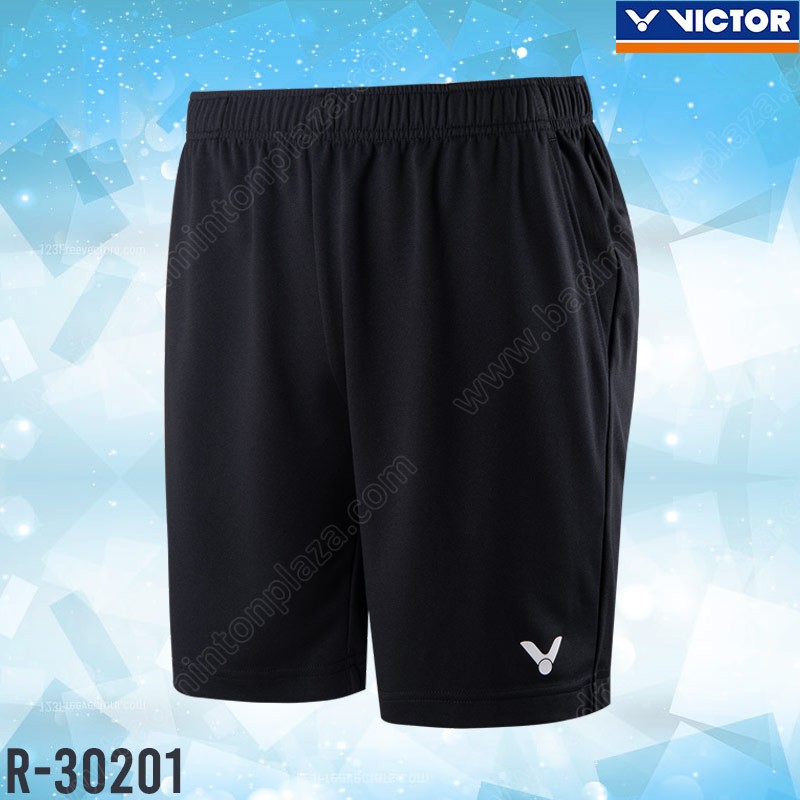 Victor 30201 Knitted Sports Shorts Black (R-30201C)