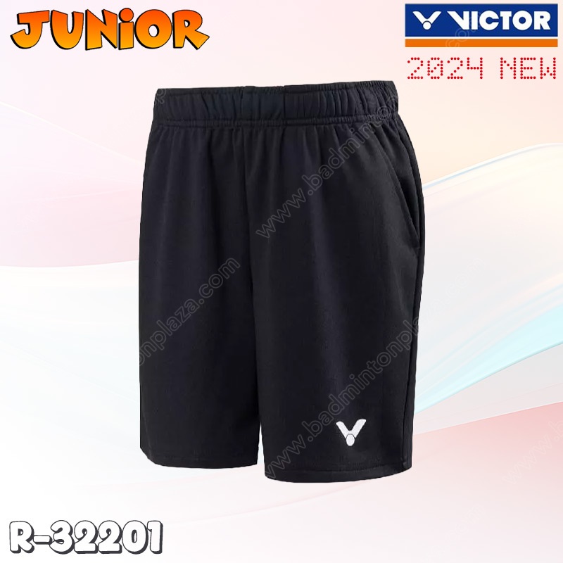 VICTOR R-32201 Junior Sports Shorts Black (R-32201C)