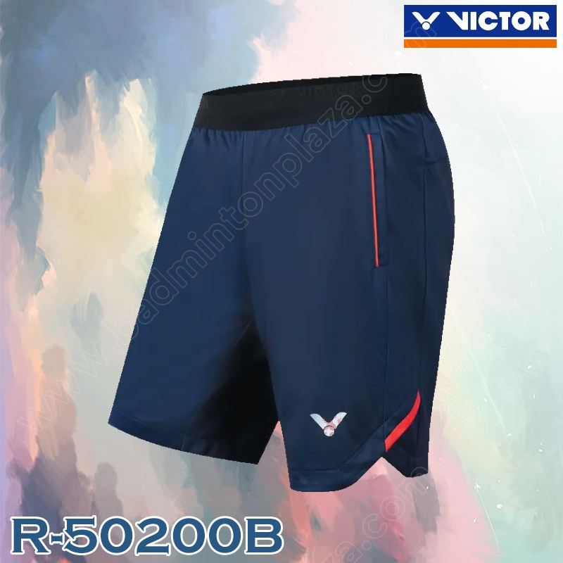 VICTOR R-50200 Badminton Tournament Shorts Navy Blue (R-50200B)