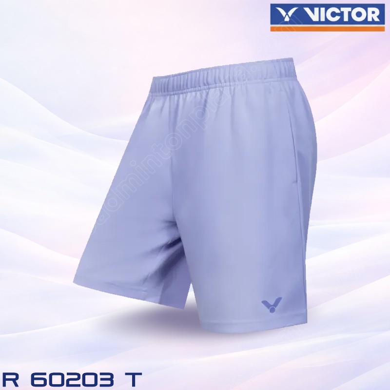 Victor Badminton Sports Pants, Shorts, Model R-60203 Lavender (R-60203T)