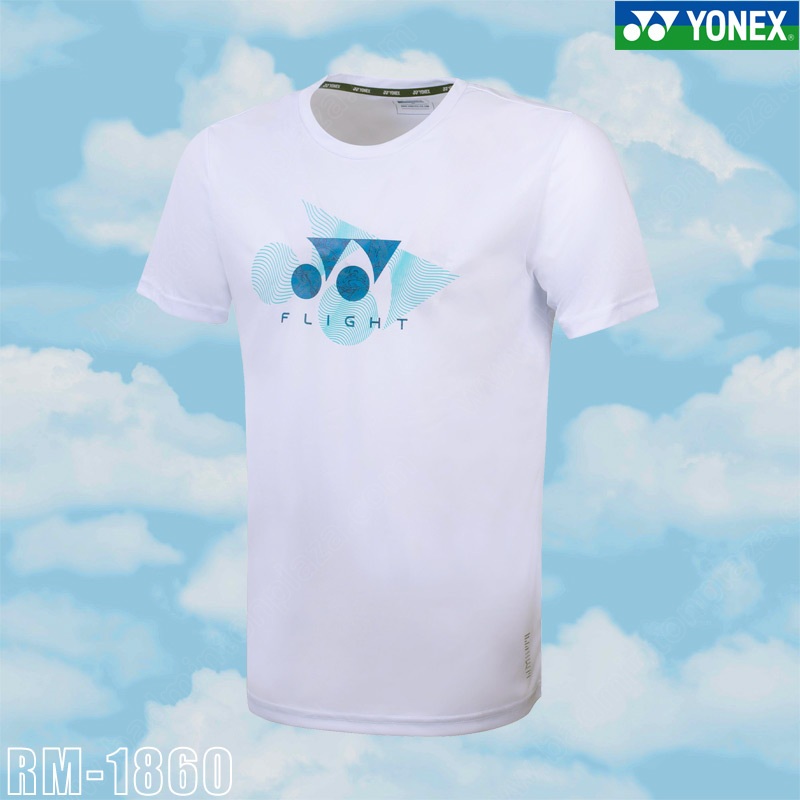Yonex 1860 Special Logo Training Tees WHITE (RM-18