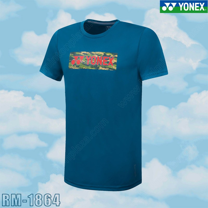 Yonex 1864 Special Logo Training Tees OCEAN DEPTHS