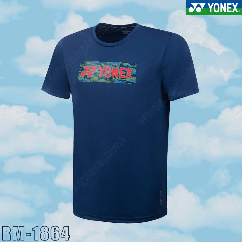 Yonex 1864 Special Logo Training Tees VINTAGE INDIGO (RM-1864-VI)