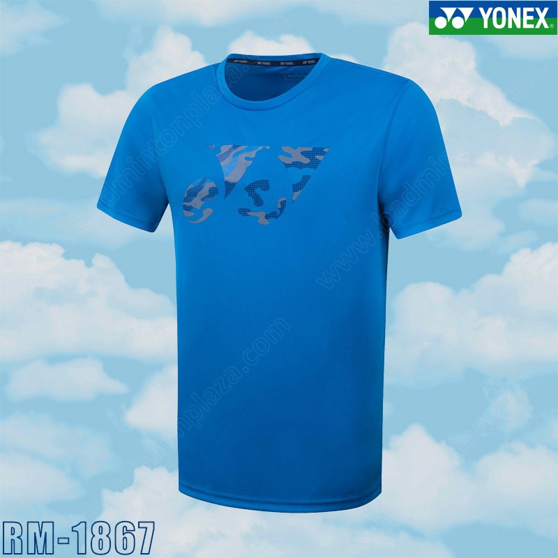 Yonex 1867 Special Logo Training Tees DIVA BLUE (R