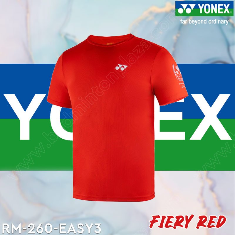 Yonex RM-2620-EASY3 Round Neck FIERY RED (2620-FR)