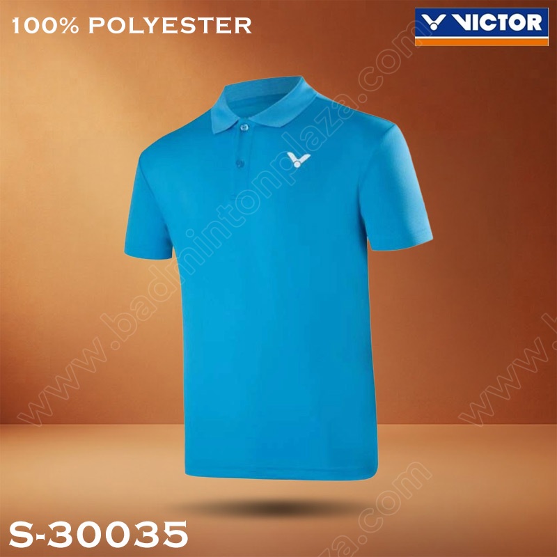 VICTOR S-30035 Collared T-Shirt Ligh Blue (S-30035M)