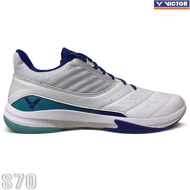 Victor S70 Badminton Shoes White (S70-A) - Badminton Plaza Dot Com