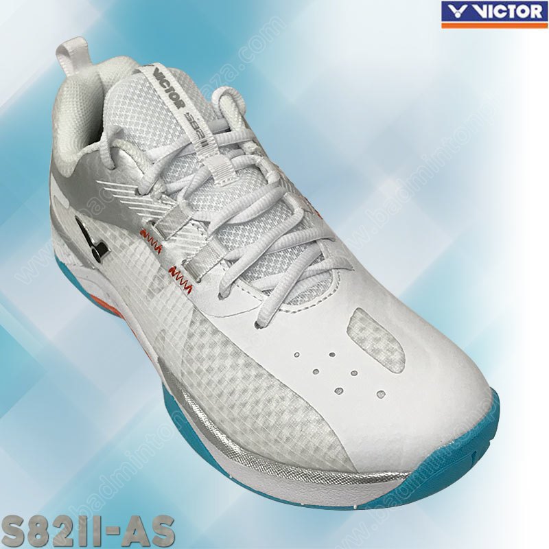 Victor S82II Badminton Shoes Bright White/Glossy Silver (S82II-AS)