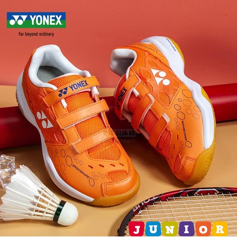 YONEX CUSHION 101 Junior Badminton Shoes Orange (S