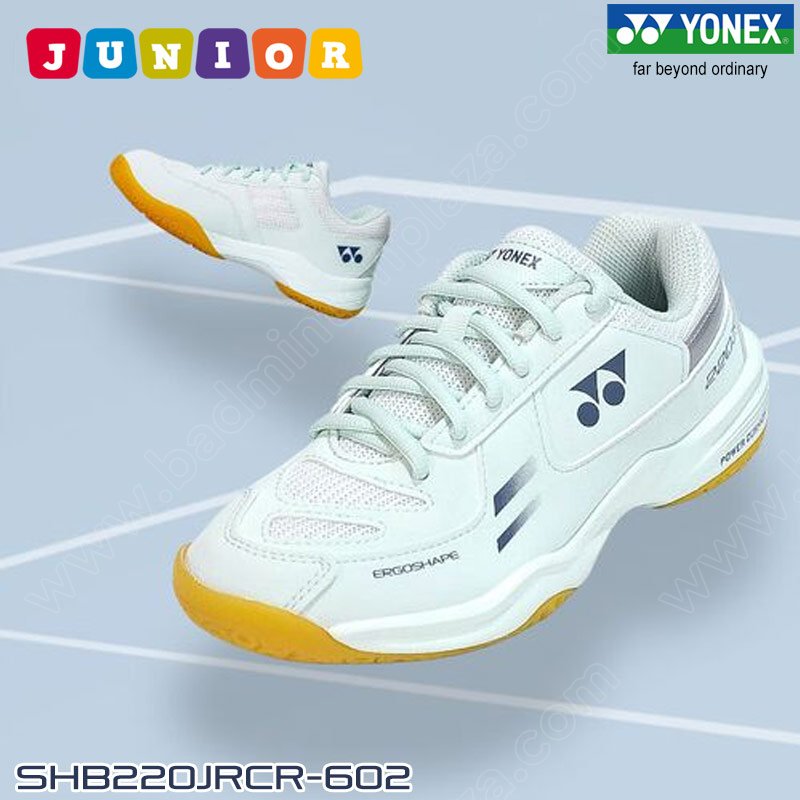 รองเท้าแบดมินตันเด็กโยเน็กซ์ POWER CUSHION SHB220JR เขียวมินท์ (SHB220JR-602)