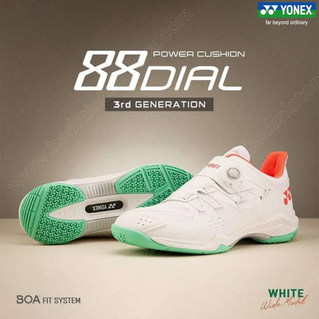 YONEX POWER CUSHION 88 DIAL 3 WIDE WHITE (SHB88D3W