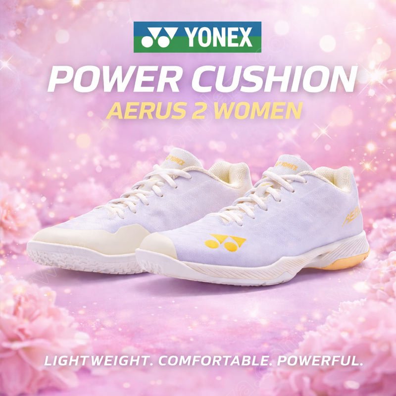 YONEX POWER CUSHION AERUS Z2 WOMEN White/Orange (SHBAZ2LEX-386)
