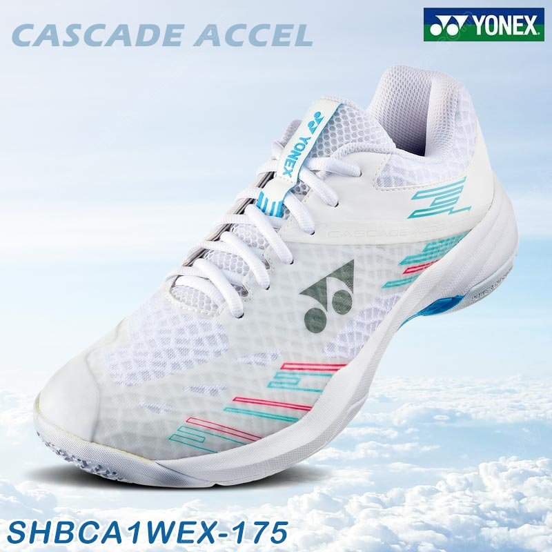 YONEX POWER CUSHION CASCADE ACCEL WIDE White/Sky B