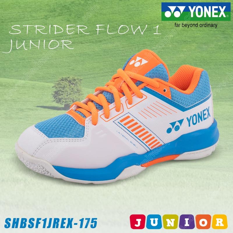 YONEX POWER CUSHION STRIDER FLAW 1 JUNIOR'S White/