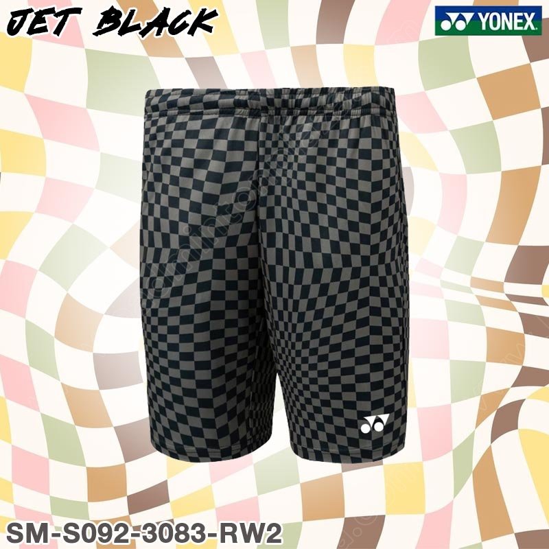 Yonex 3083 RUNAWAY 2 Men's Badminton Shorts Jet Black (3083-RW2-JB)