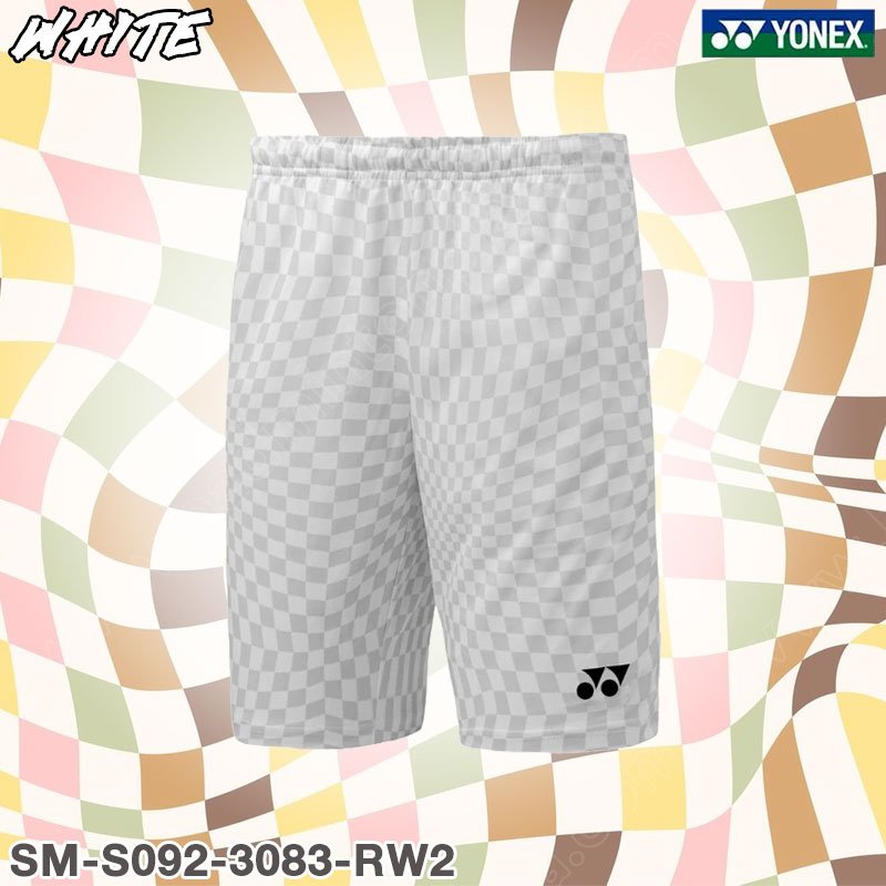 Yonex 3083 RUNAWAY 2 Men's Badminton Shorts White (3083-RW2-W)
